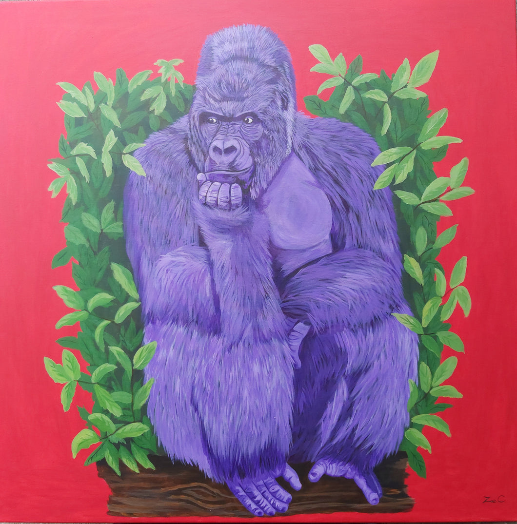 Just Thinking Original Painting